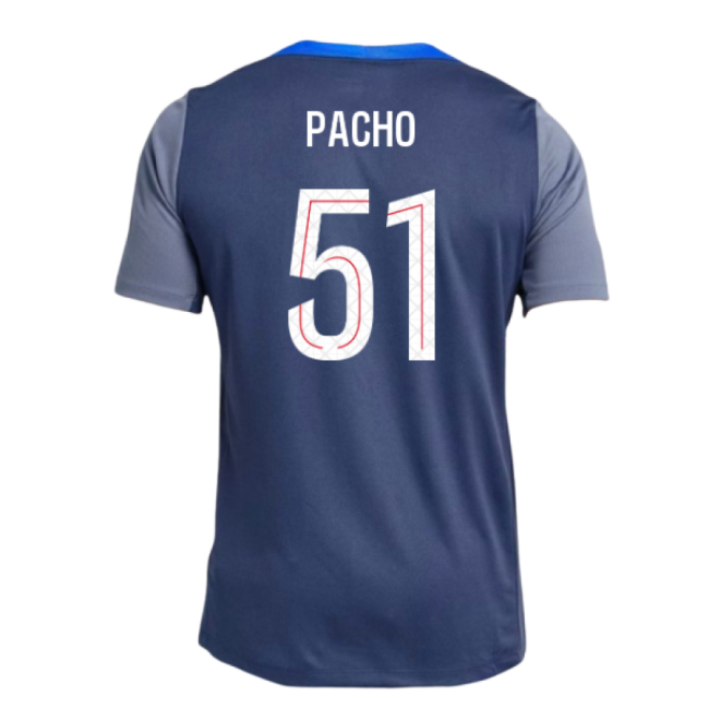 Psg Psg Strike Dri Fit Training Shirt Navy Pacho #51 Durable Mater...