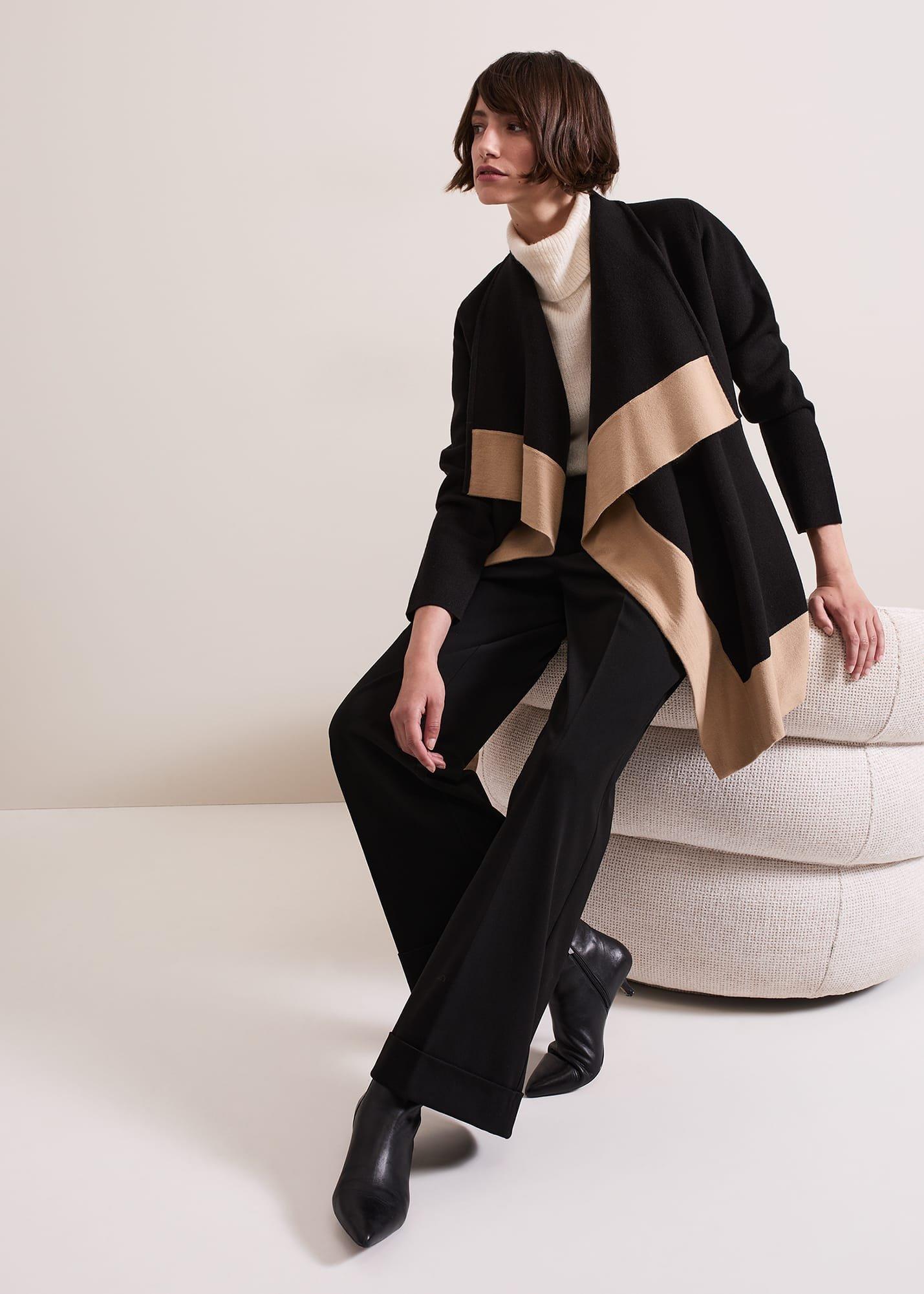 Rae Waterfall Colour Block Cardigan