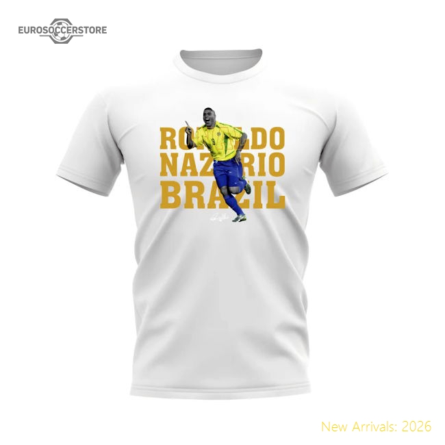 Ronaldo Brazil T-shirt - Top Blend Construction Comfort