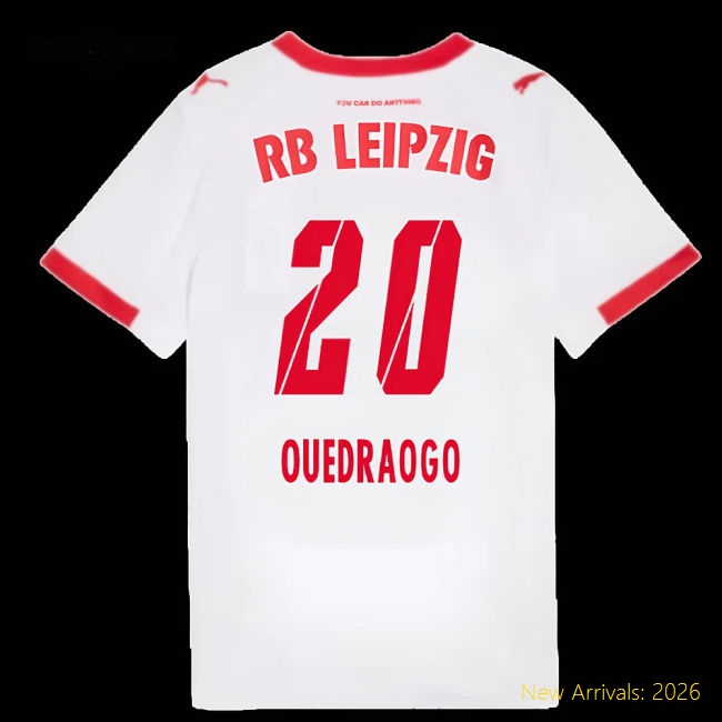 2025-2026 Red Bull Leipzig Home Shirt (Kids) (Ouedraogo 20)