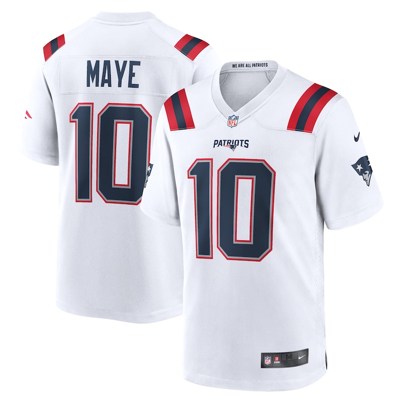 None Drake Maye Team Captain NE Patriots Premium Jersey for NFL Fans