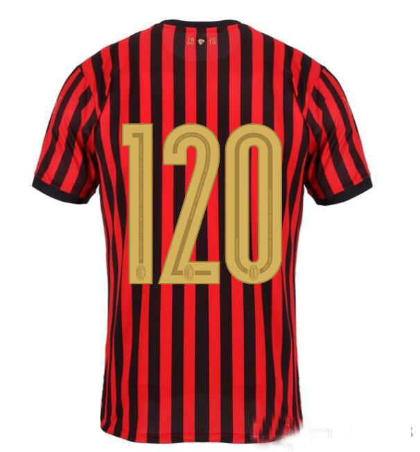Durable 2020 AC Milan 120 Years 120 Anniversary Soccer Jersey Shirt