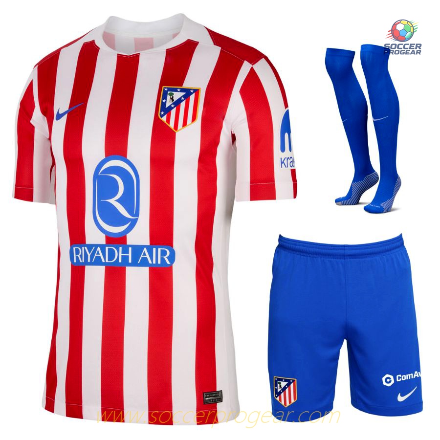 Atletico Madrid Home Children Football Kit Soccer Jersey 2025/26 Collection