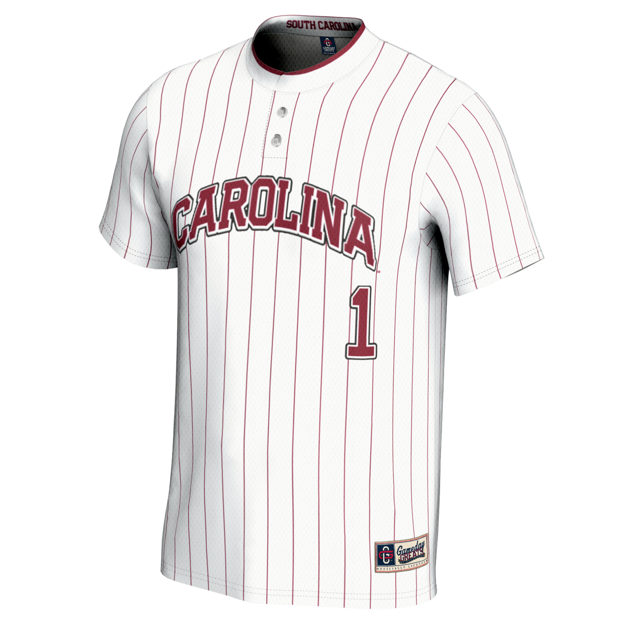 [DDG] South Carolina Gamecocks GameDay Greats Unisex Lightweight Softball Jersey - White