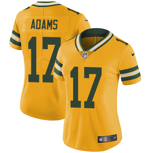 NFL GB Packers #17 Davante Adams Green Limited Jersey --v10