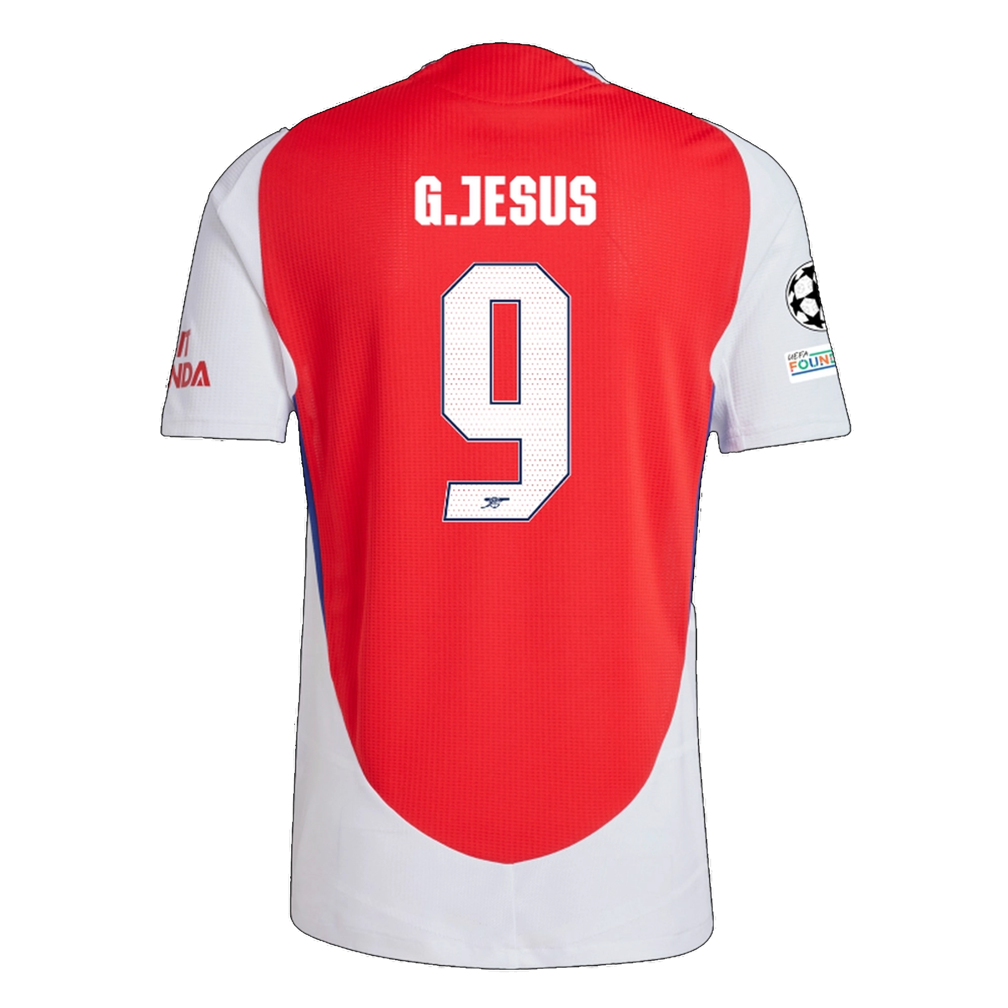 Arsenal Gabriel Jesus 2024-2025 UCL Home Jersey – Authentic Shirt