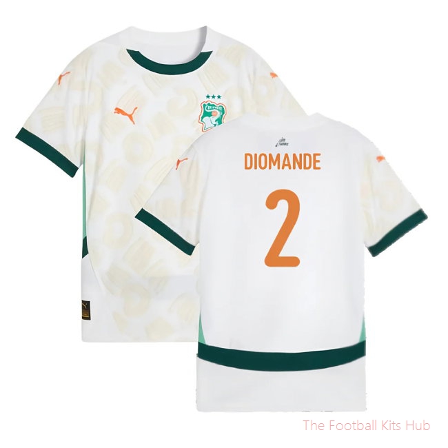 2024-2025 Ivory Coast Away Shirt (Kids) (Diomande 2)