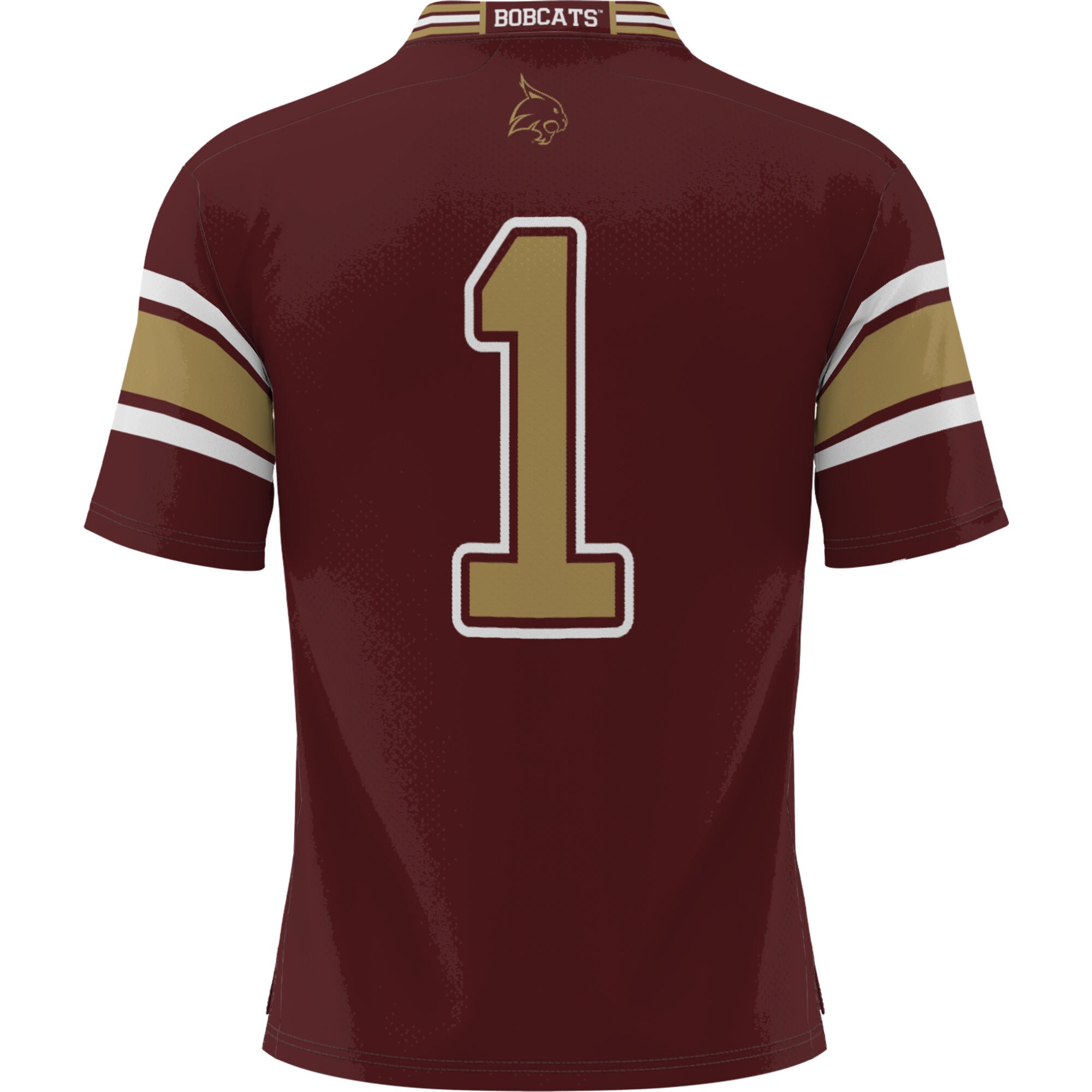 #1 Texas State Bobcats GameDay Greats Football Jersey - Maroon