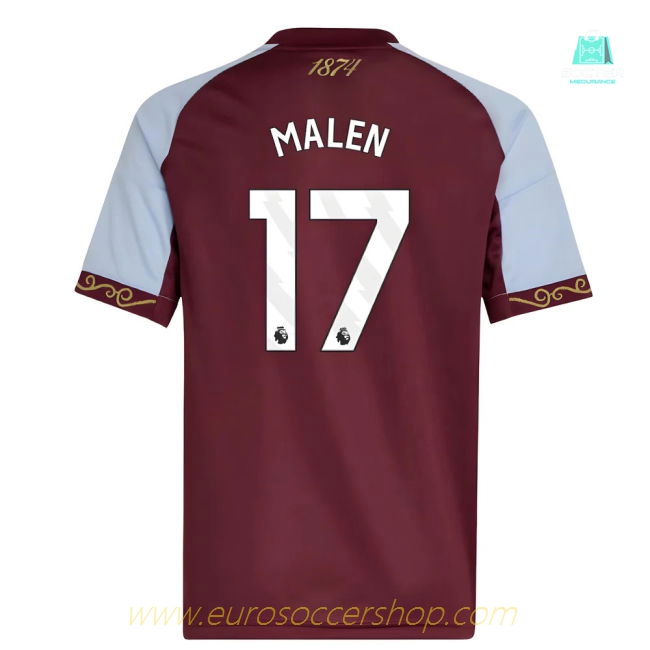 2025-2026 Aston Villa Home Shirt (Kids) (Malen 17)
