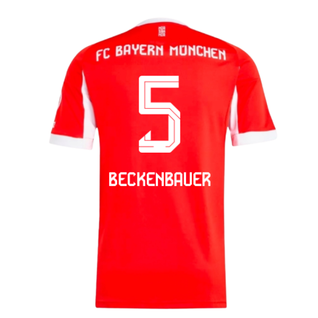Authentic Design Enthusiastic Bayern Bayern Munich Home Shirt Beck...