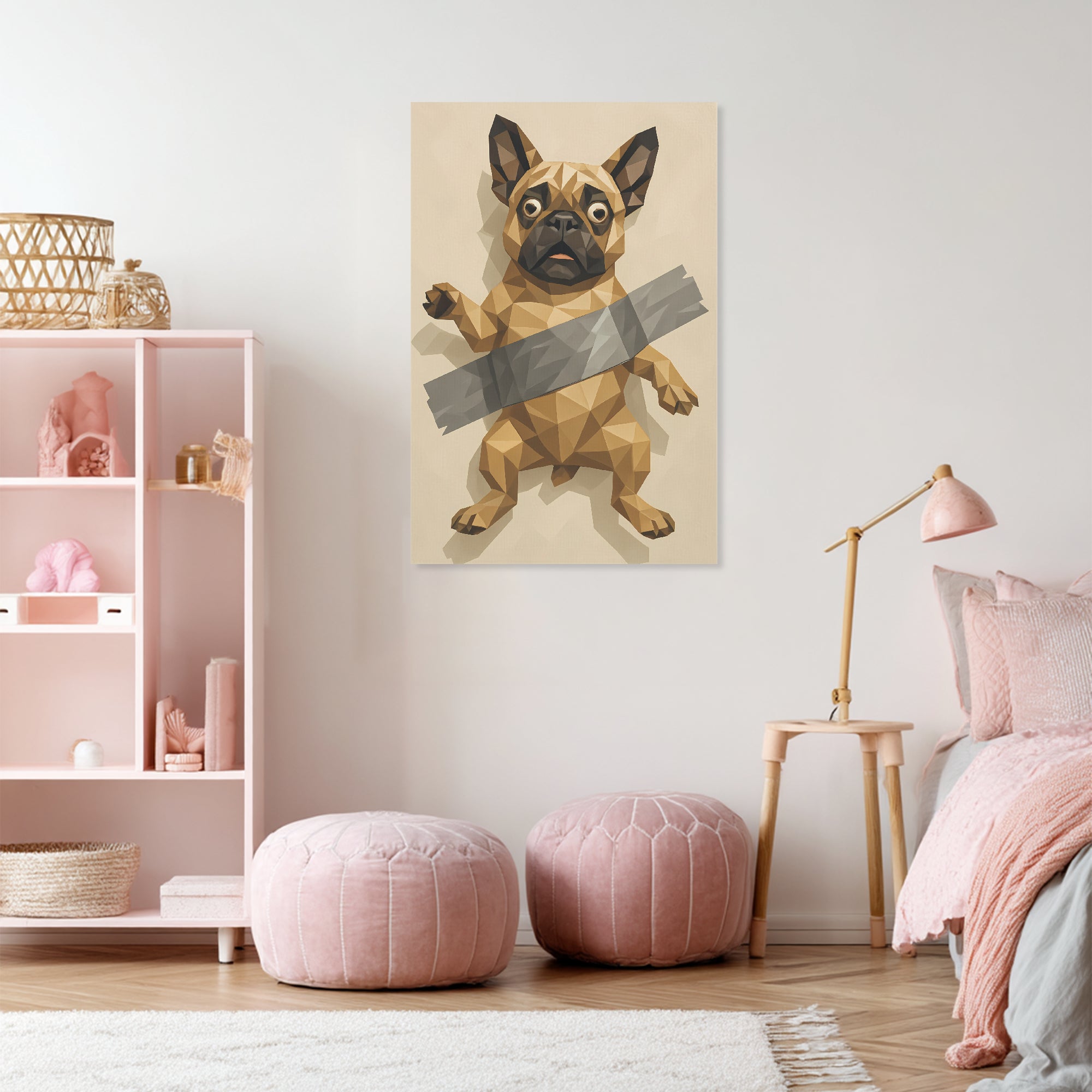 Everyday Stylish Goose - Vertical Canvas Painting for Casual Outings