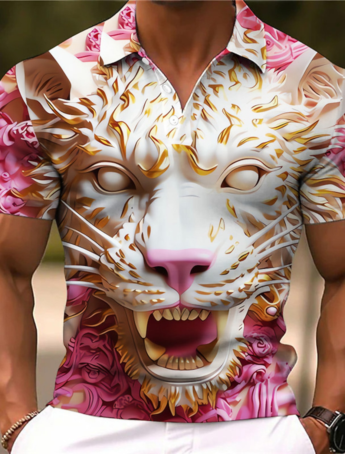 Men's Polo Shirts Golf Shirt Short Sleeve Collared Casual Funny