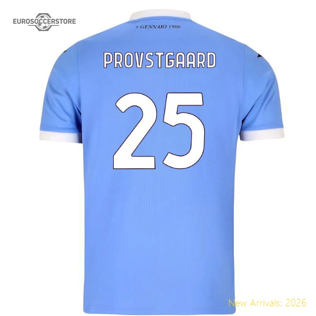 Fan-Favorite 2025-2026 Lazio Home Shirt (Kids) (Provstgaard 25)