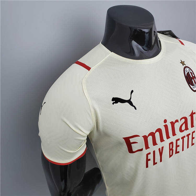 Elite Series AC Milan 21-22 Away Yellow Soccer Jersey Football Shirt