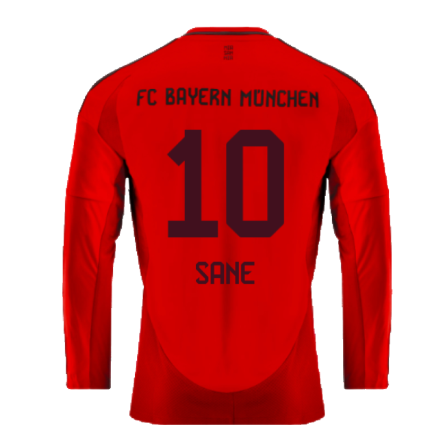 Intense Bayern Bayern Munich Long Sleeve Home Shirt Sane #10 Super...