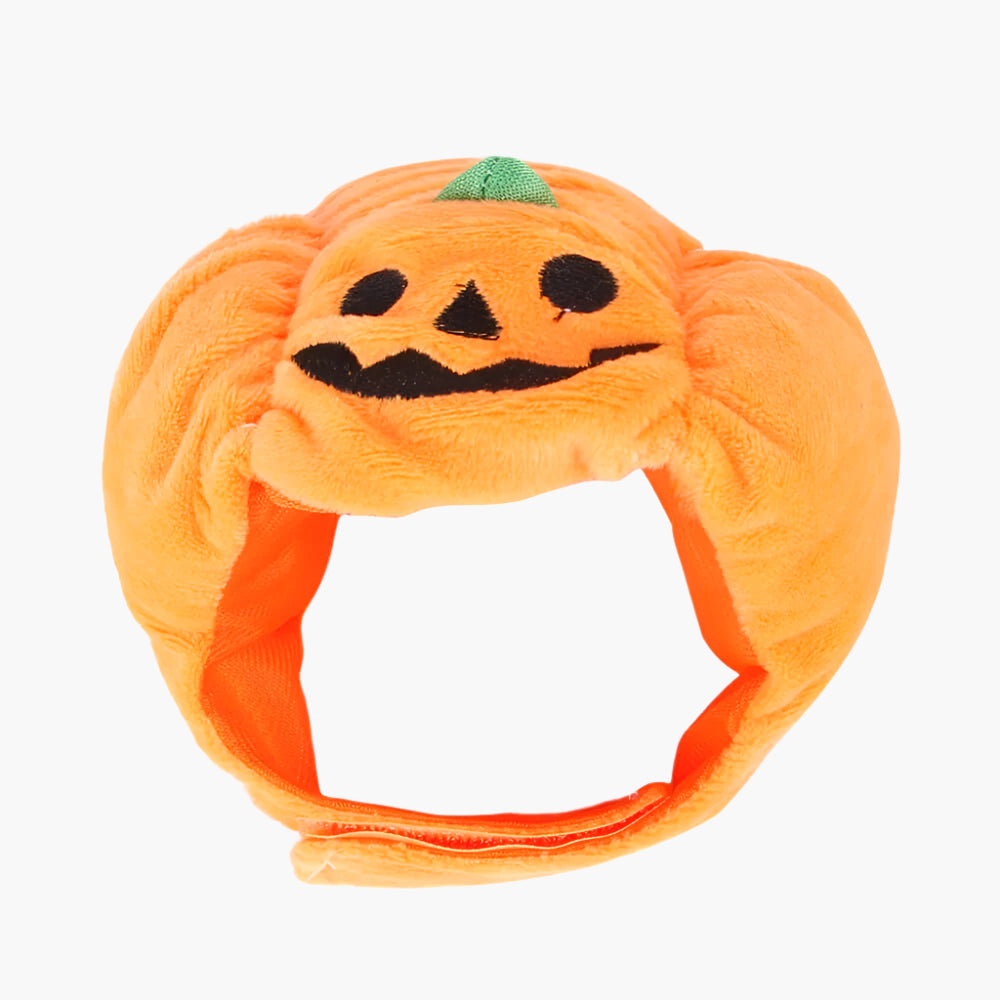 Jackapup Frenchie Pumpkin Costume Hat – Cute Halloween Fleece Dog Festival Hat
