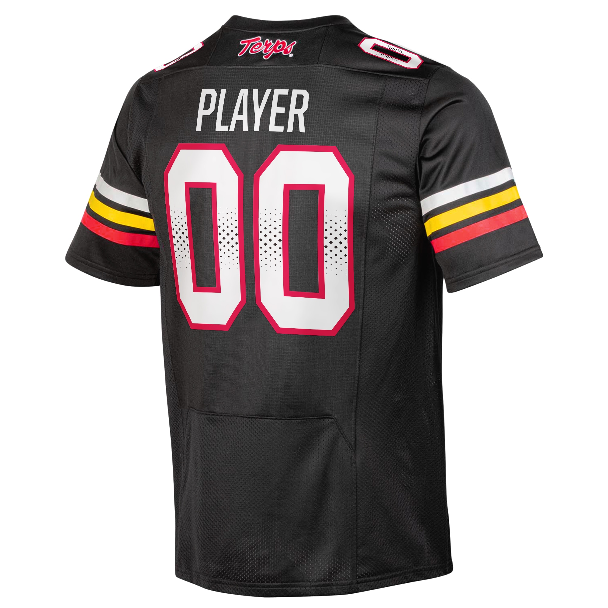Maryland Terrapins Pick-A-Player NIL Replica Football Jersey - Black