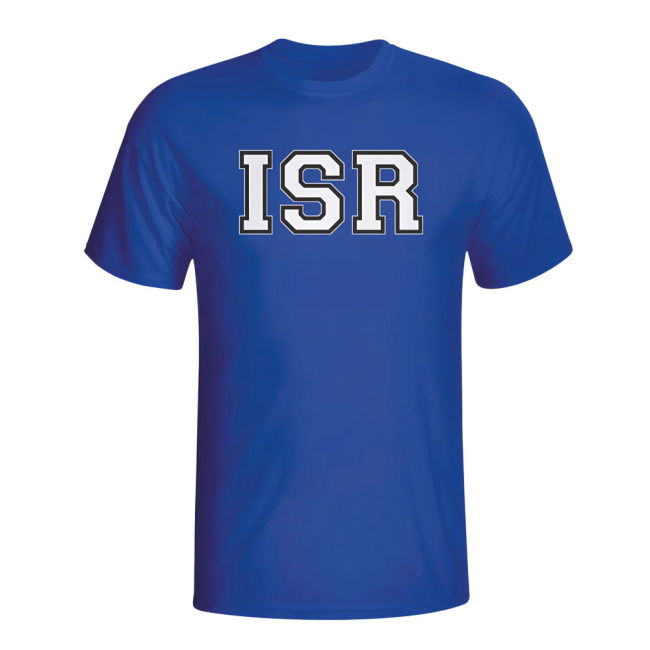 Isreal Country Iso T-Shirt (Blue) Performance Quality Premium