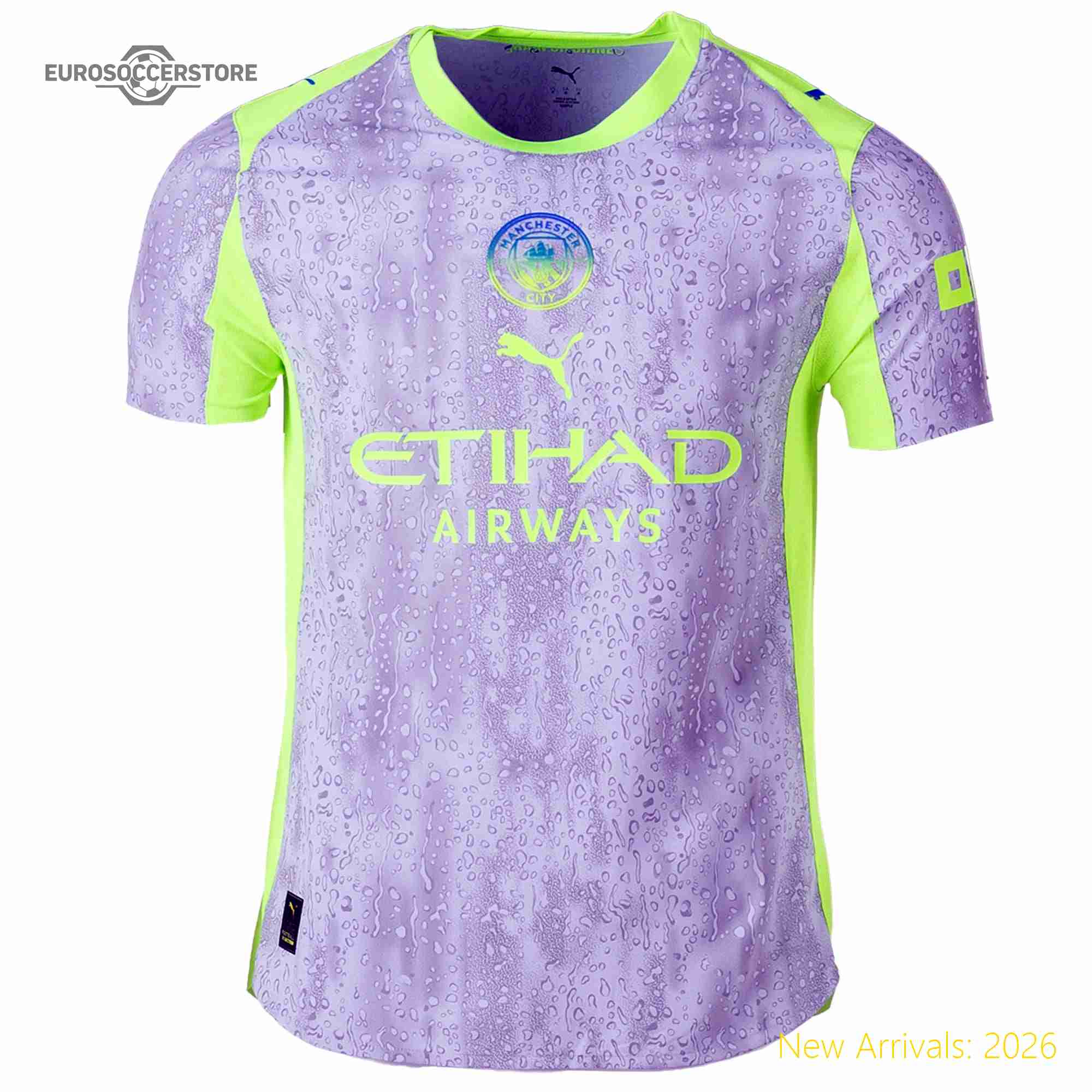 Club Approved Iconic Design Men Mci Team Third Official Jersey 2023