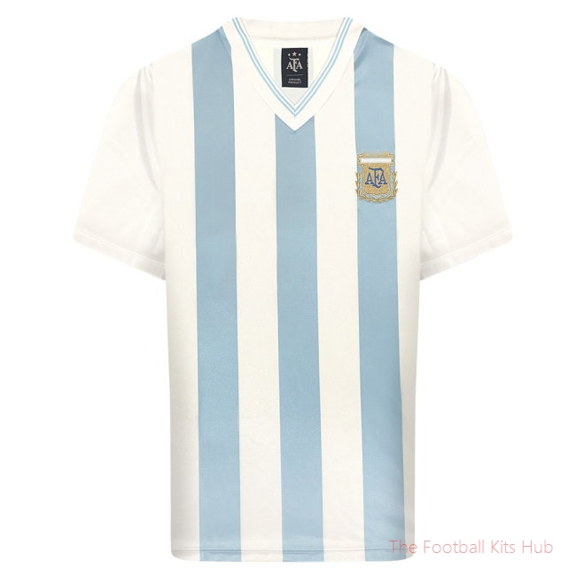 Argentina 1990 World Cup Finals No 10 Retro Shirt