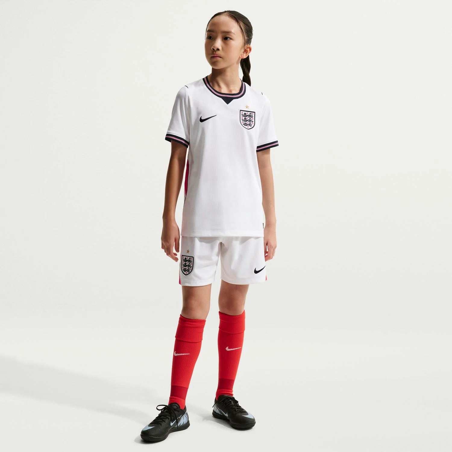 ngland 2026 Home Youth Jersey - Kids Three Lions Heritage Kit