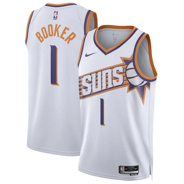 Devin Booker PHX Swingman Jersey - fashionable genuine - White