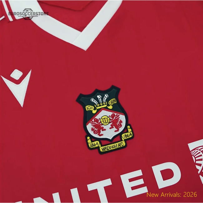 Authentic 2025-2026 Wrexham Home Shirt - Premium Quality Baby