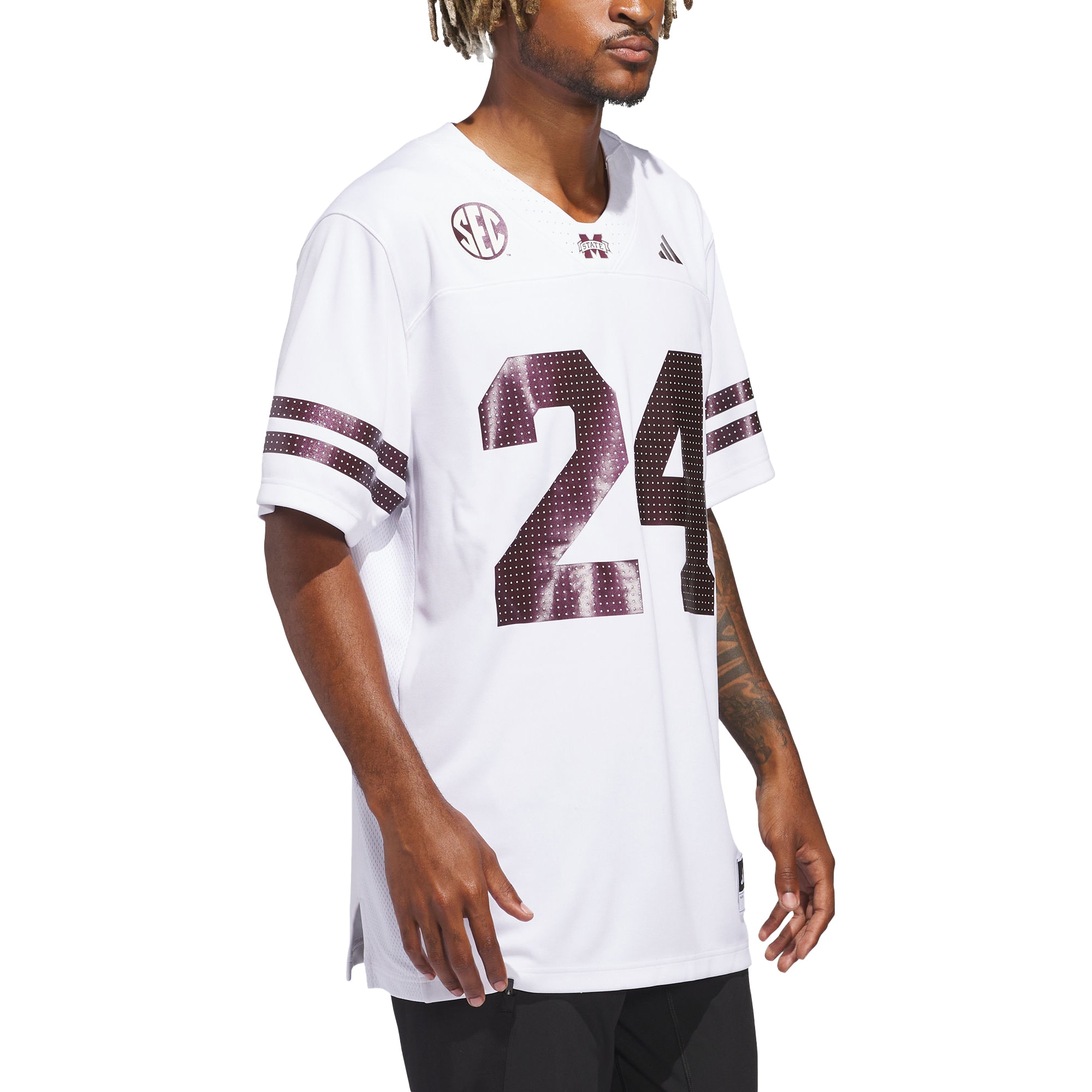 [NJP] Mississippi State Bulldogs White Out Jersey - White