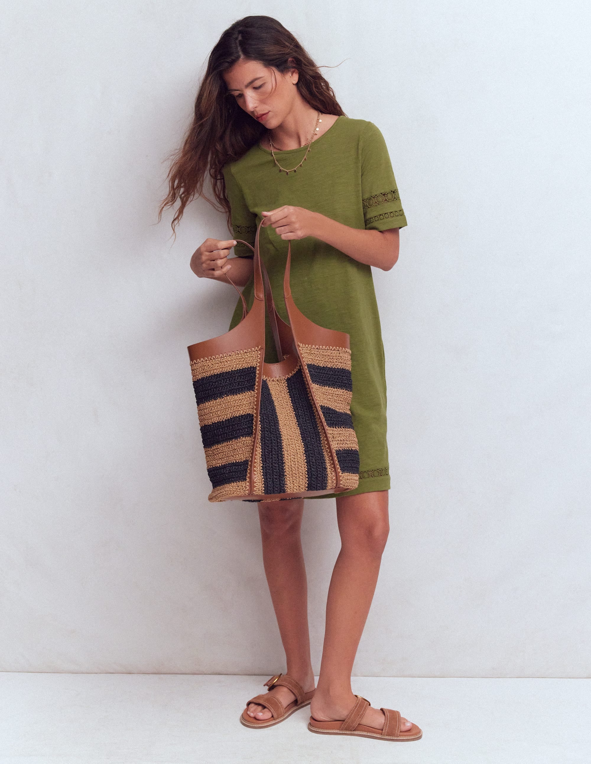 Hattie Jersey T-shirt Dress
