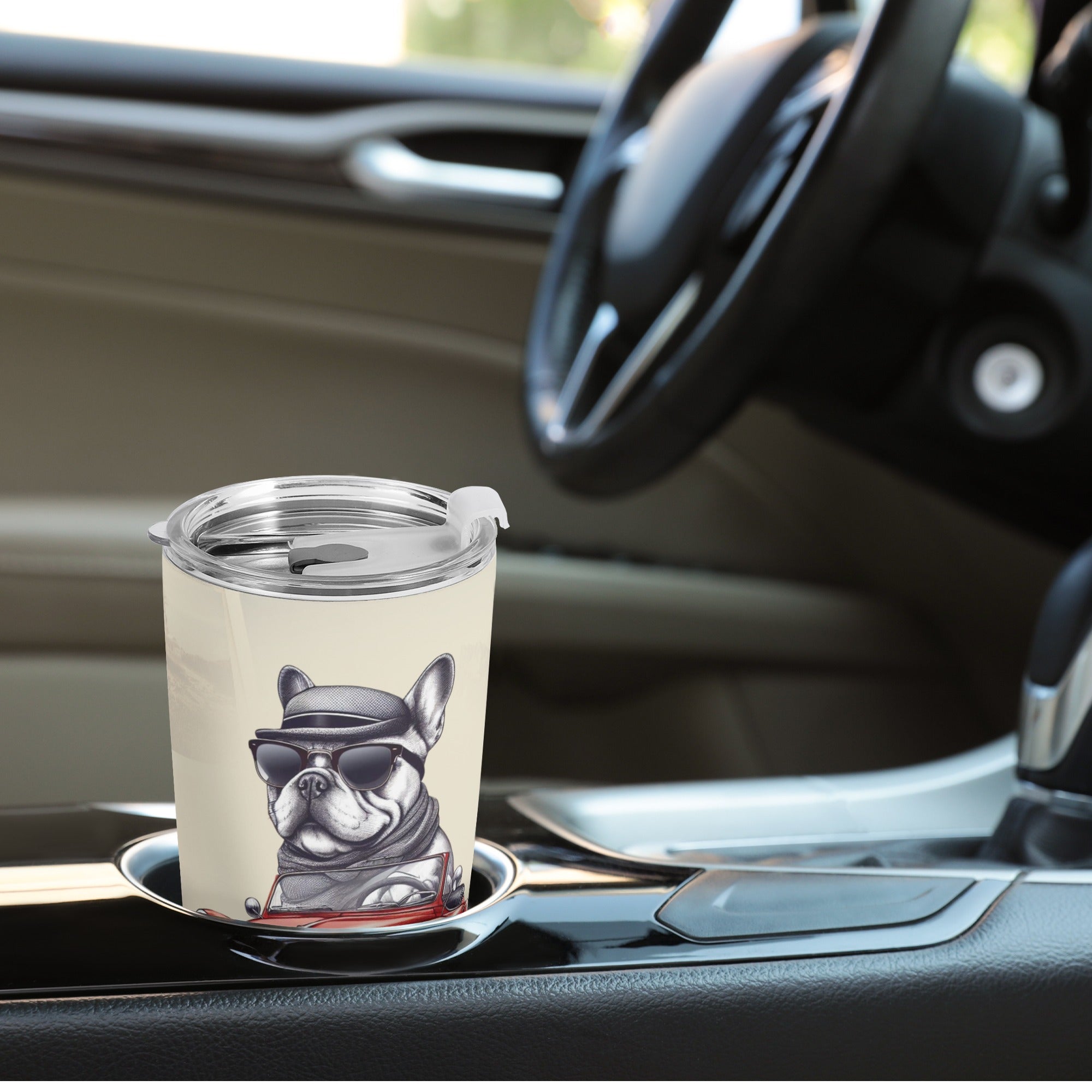 Safe Comfortable Duke - Durable Tumbler For Frenchie Pups