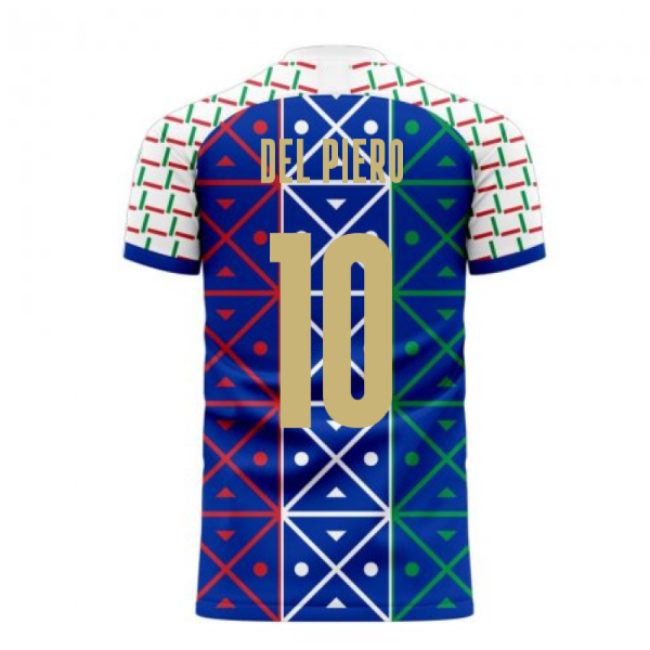 Professional Style Italy Home Pro Level Shirt 2025-2026 (DEL PIERO 10)