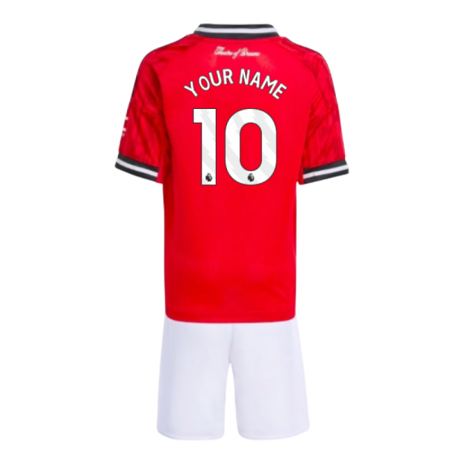 Elite 2025-2026 Man Utd Home Mini Kit (your Name) - Affordable