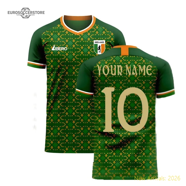Ireland 2025 Home Jersey Shirt Football Fan Apparel Football Fan Game Day For Football Fans