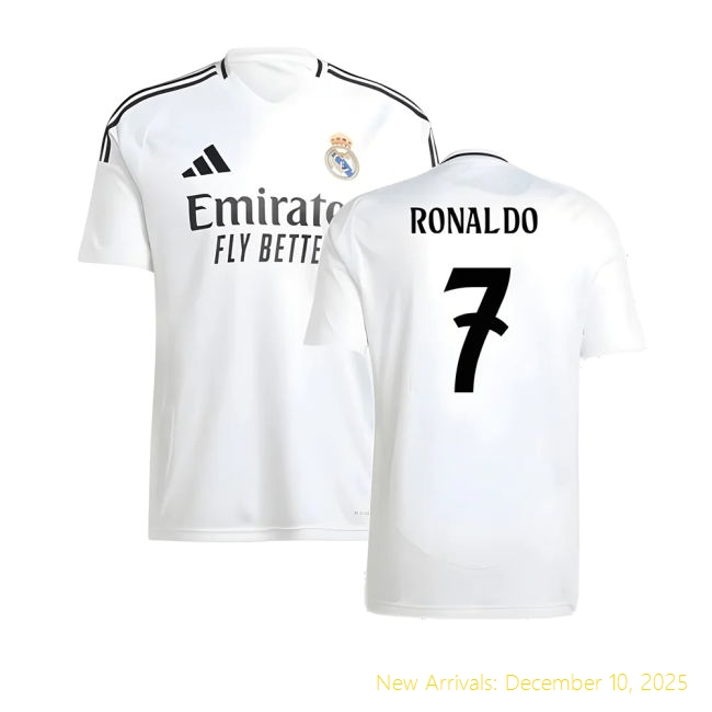 2024-2025 Real Madrid Home Shirt - Genuine Uniform (Ronaldo 7)