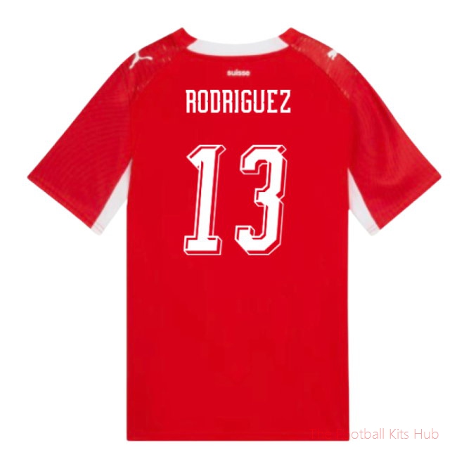 [JED] 2026/27 Switzerland Home Shirt (Kids) (Rodriguez 13)