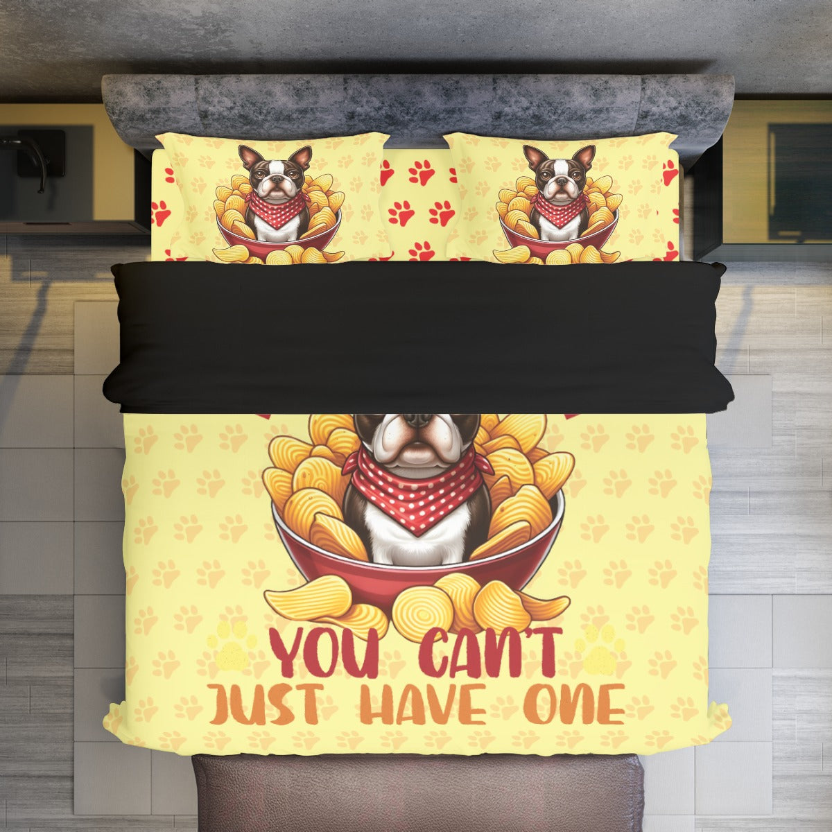 - Frenchie Duvet Cover Set For Boston Terrier Lovers For Frenchie Pups