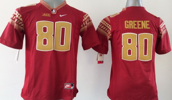 Men's None Rashad Greene #80 premium Red 2014 moisture wicking Jersey