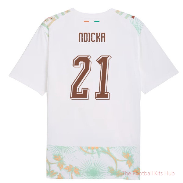 2026-2027 Ivory Coast Away Shirt (Ndicka 21)