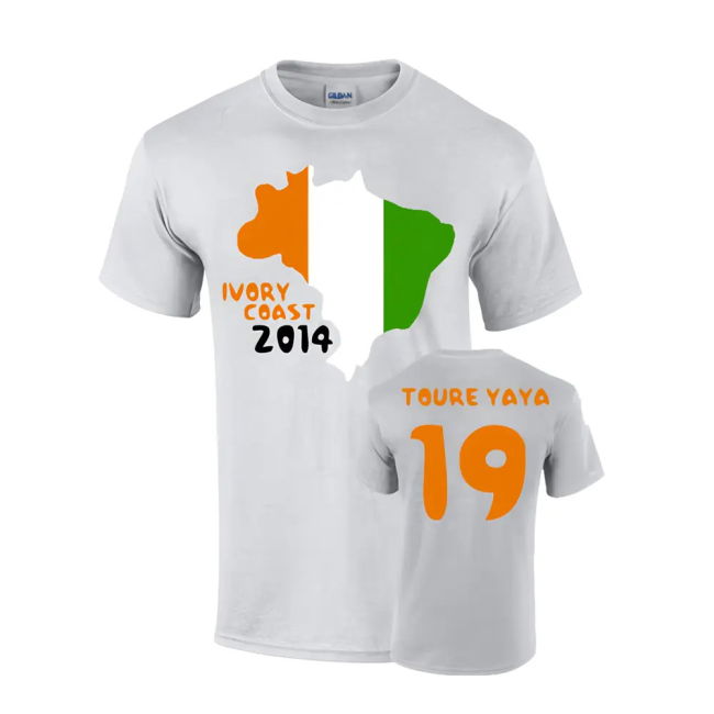 World-Class Pro-Grade Ivory Coast 2014 Country Flag T-Shirt (Toure