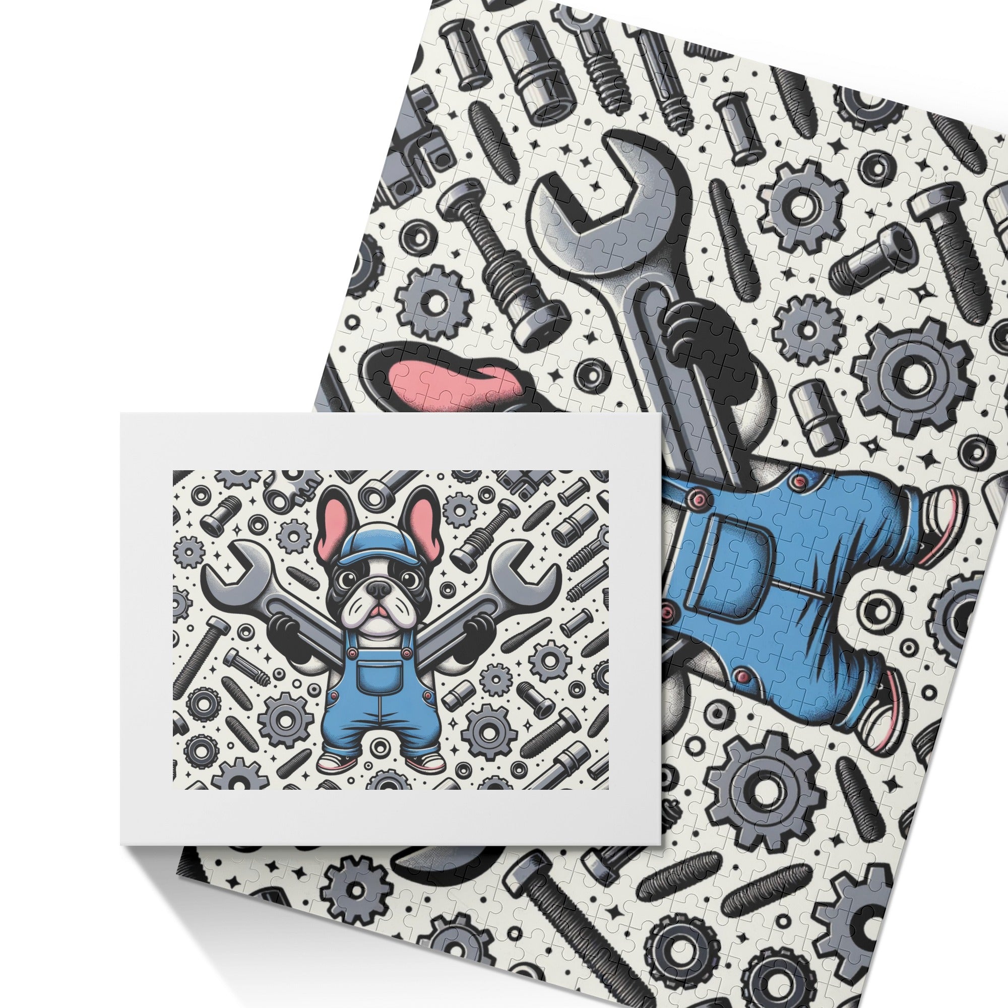 French Bulldog Juno 500 Piece Wooden Puzzle Cute Frenchie Essential