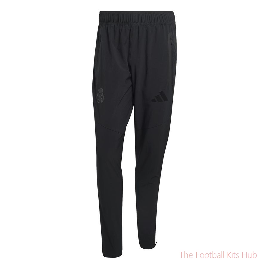 Real Madrid Training Trousers Vis Tech Travel - Black