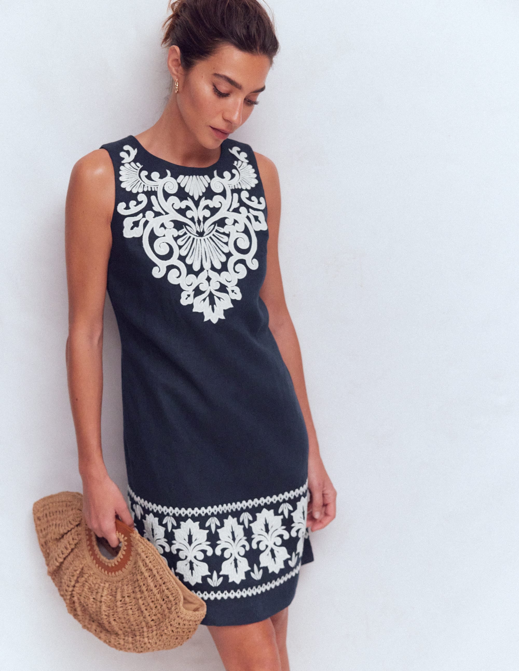 Linen Shift Dress