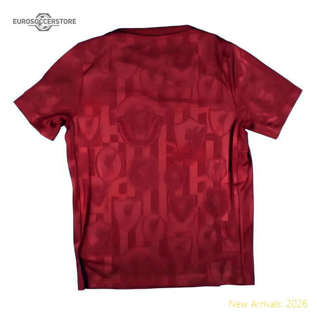 Official 2024-2025 Liverpool Academy Pre-match Shirt (red) - Kids