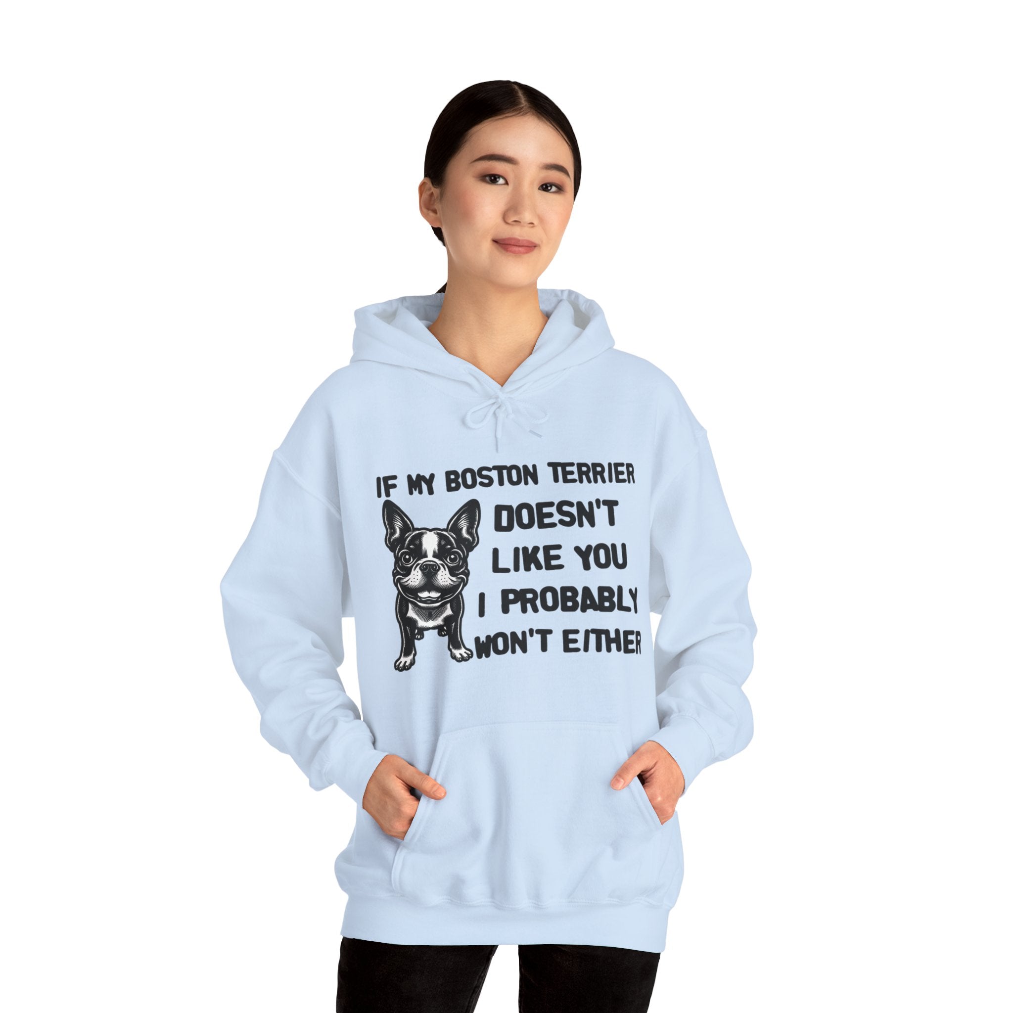 Domino - Unisex Hoodie for Boston Terrier lovers