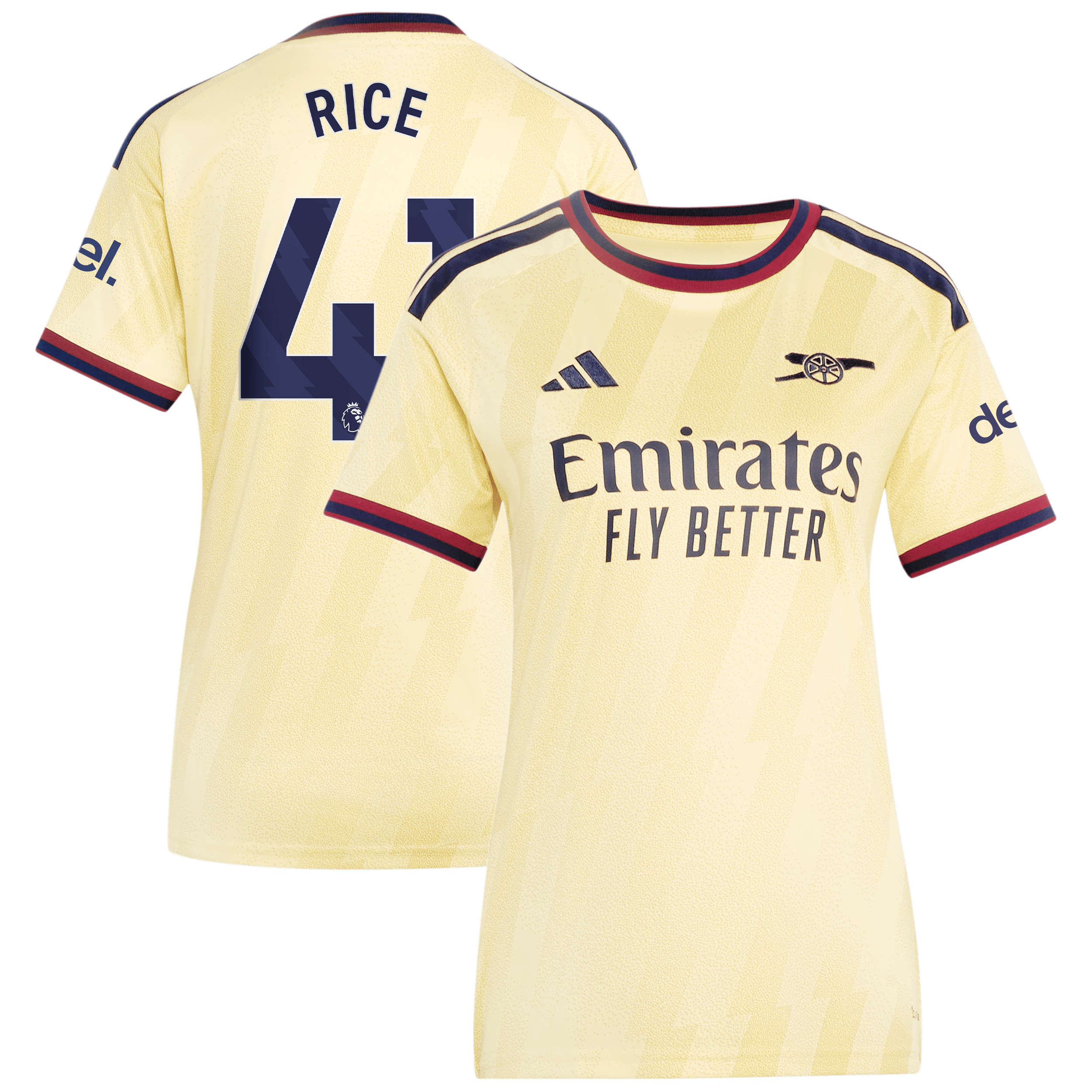 [LK] Declan Rice #41 Arsenal Women's 2026/27 Third Replica Jersey - Yellow
