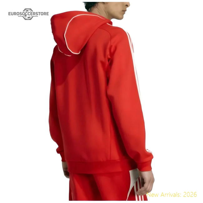 Genuine 2025-2026 Bayern Munich Ubp Doubleknit Hoody (Red)