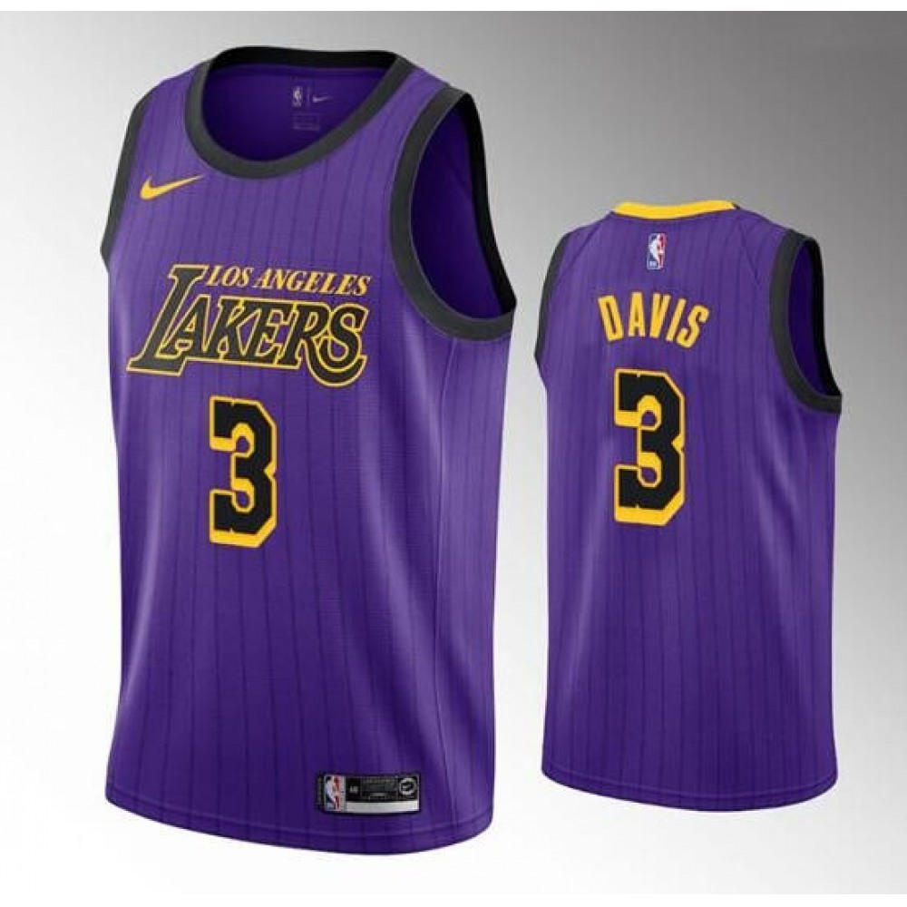 Pro Grade Los Angeles Lakers 3 Purple Jersey - - NBA Collection