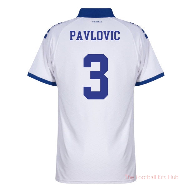 Stadium Performance Serbia 2025-2026 Away Shirt (Pavlovic 3)