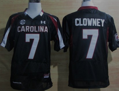 Men's None Jadeveon Clowney #7 moisture wicking Black 2024 official