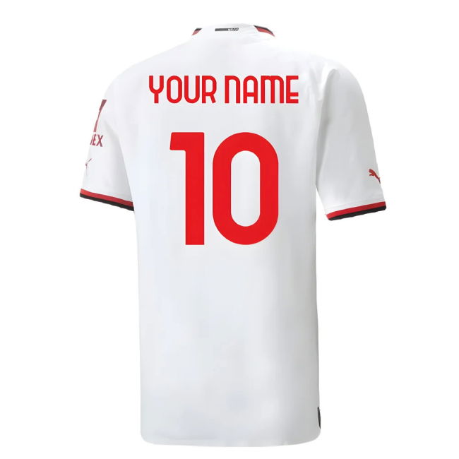 2022-2023 AC Milan Authentic Away Shirt (Your Name)